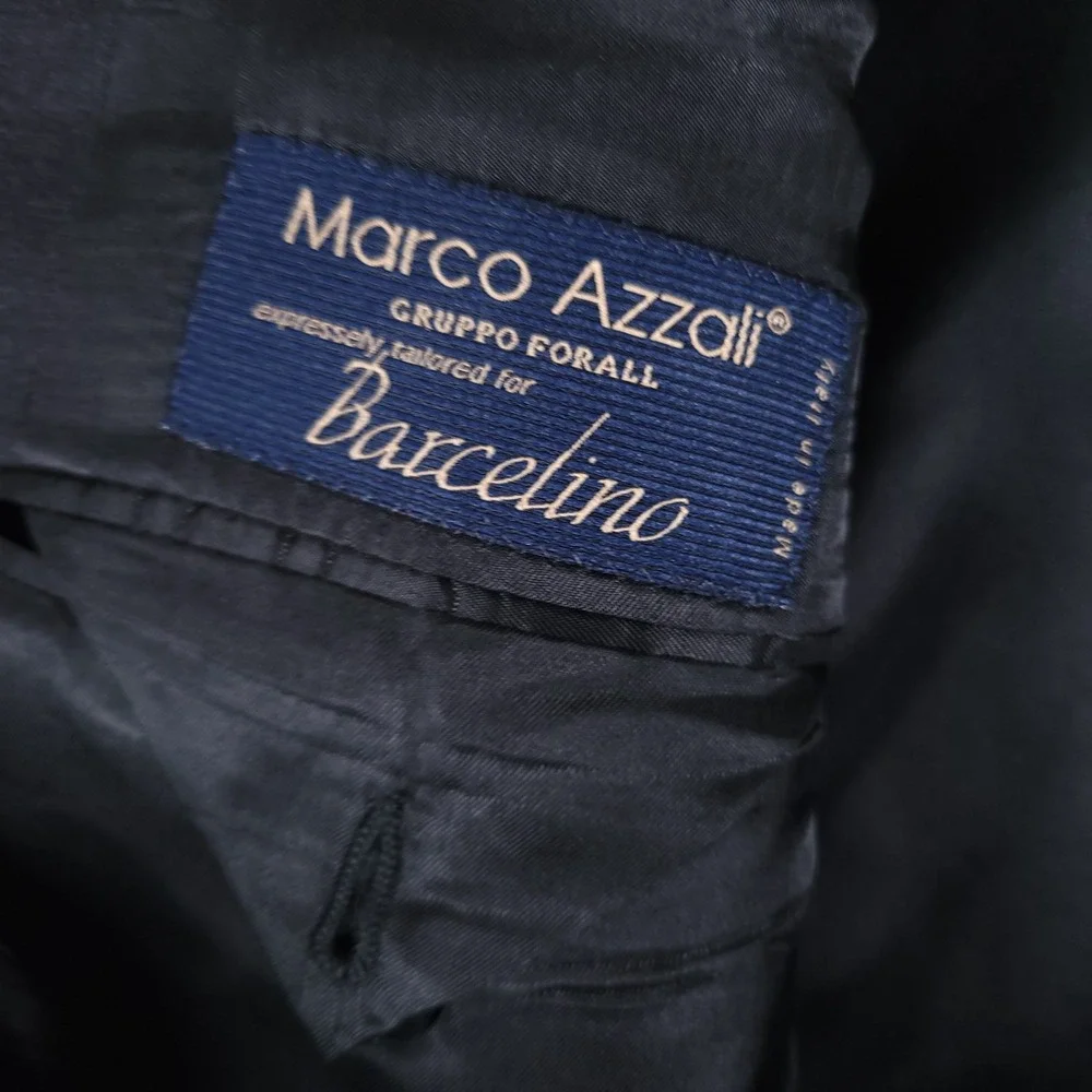 Marco Azzali Grupo Forall Blazer Mens 52 Wool Italy Sport Coat for Barcelino
